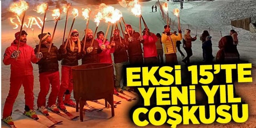 Palandöken'de yılbaşı coşkusu