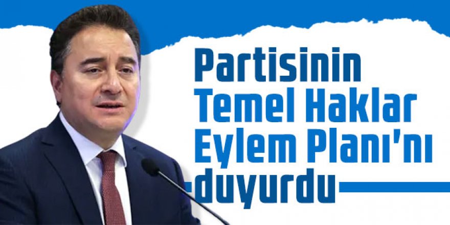 Ali Babacan: Vatandaşlık tanımını yeniden ele almayı teklif ediyoruz