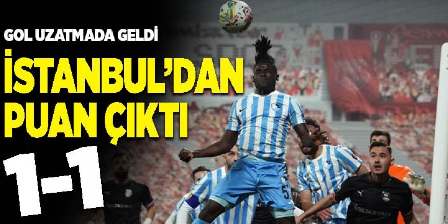 Pendikspor: 1 - Erzurumspor FK: 1