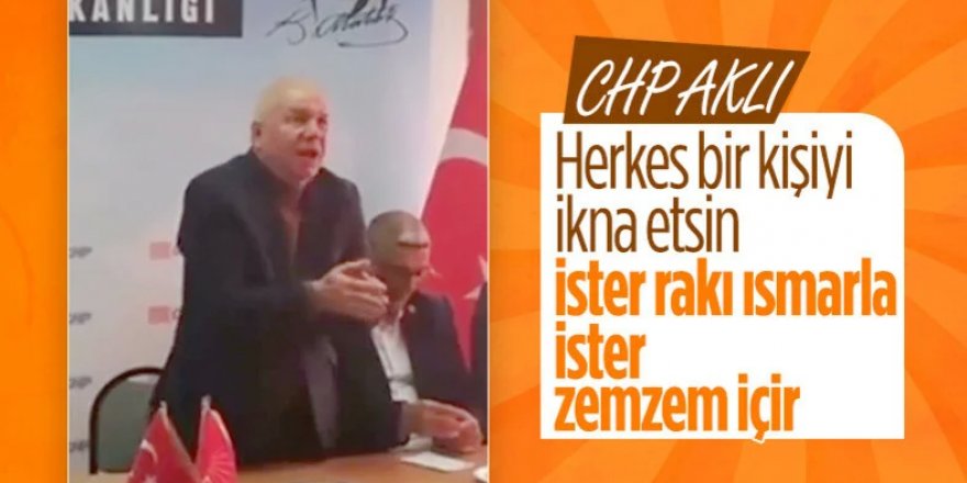CHP'li Kemalpaşa Belediyesi'nden seçim çalışması: Rakı, zemzem ısmarlayın