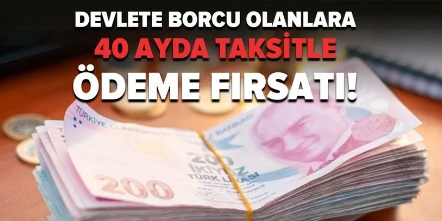 40 ayda taksitle ödeme!