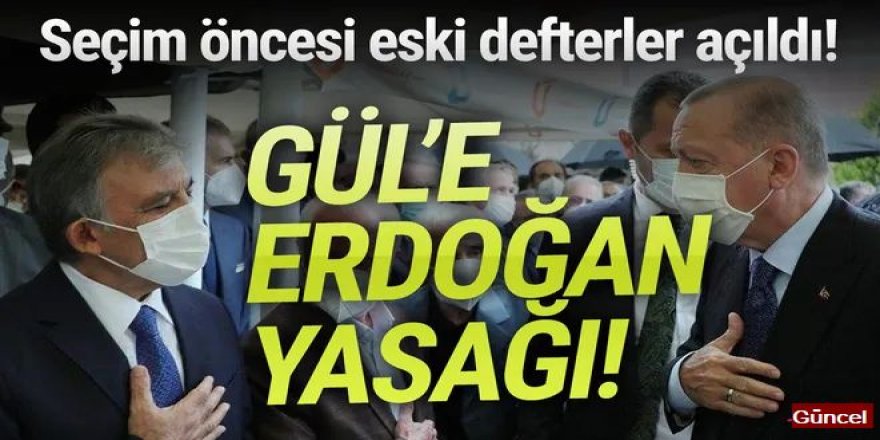 Erdoğan ve Abdullah Gül hakkında olay iddia