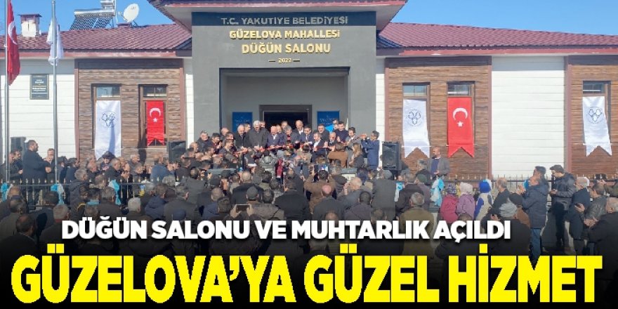 Yakutiye’den Güzelova’ya Sosyal Tesis