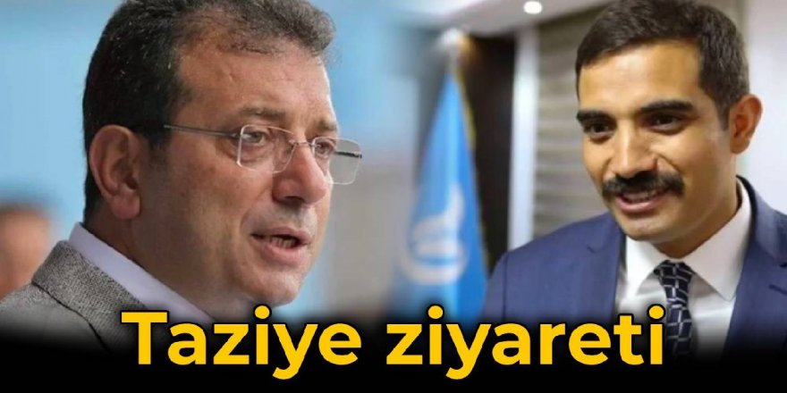 İmamoğlu'ndan Ateş ailesine taziye ziyareti