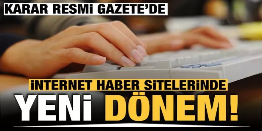 İnternet haber sitelerinde yeni dönem!