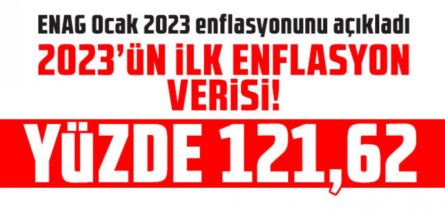 ENAG Ocak 2023 enflasyonunu açıkladı!