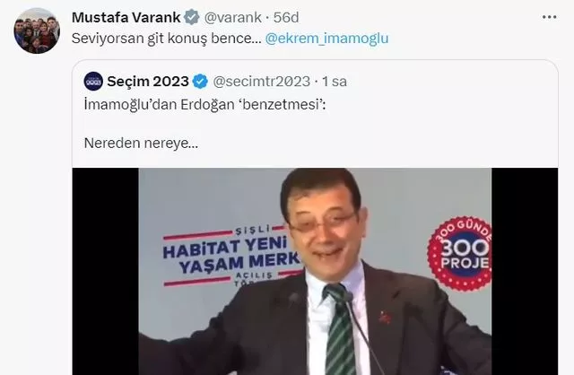 İmamoğlu'ndan 'Nereden nereye' diyerek Erdoğan göndermesi!