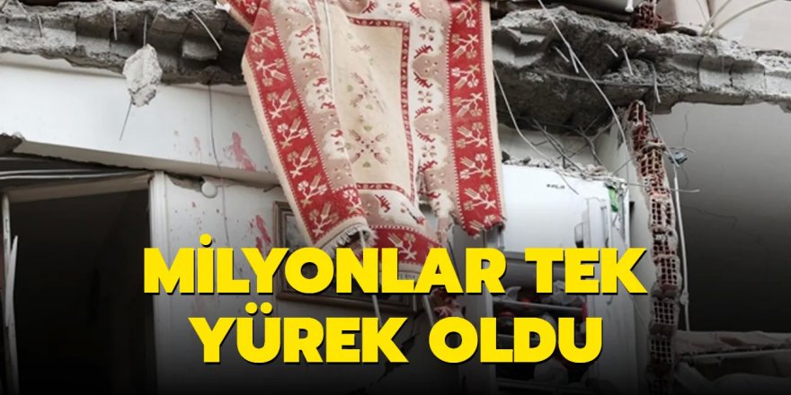 Milyonlar tek yürek oldu