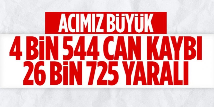 Can kaybı artıyor