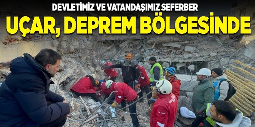 Yakutiye Belediye Başkanı Uçar deprem bölgesinde