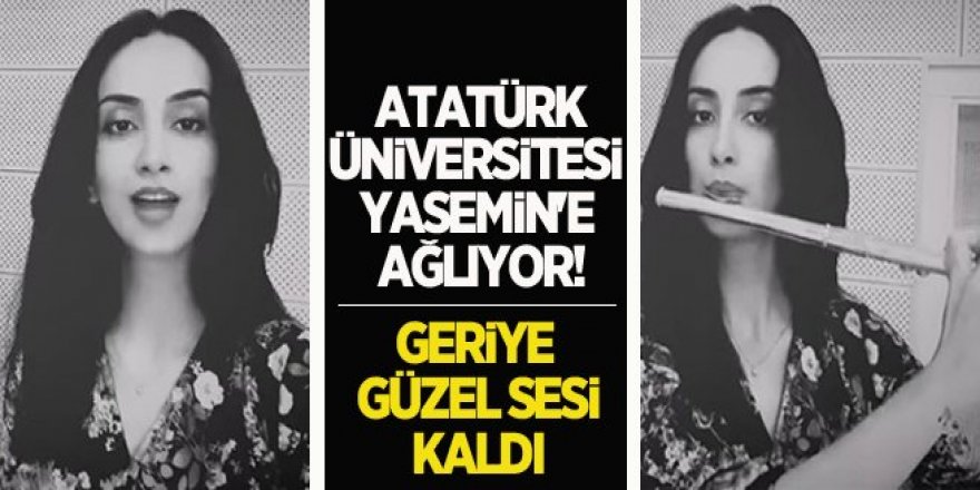 Yasemin'den geriye o güzel sesi kaldı...