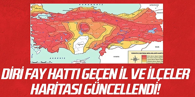 Türkiye'de deprem riski: MTA diri fay hattı haritasını açıkladı