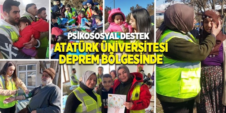 Atatürk Üniversitesi, Deprem Bölgesine Yönelik Desteğini Sürdürüyor