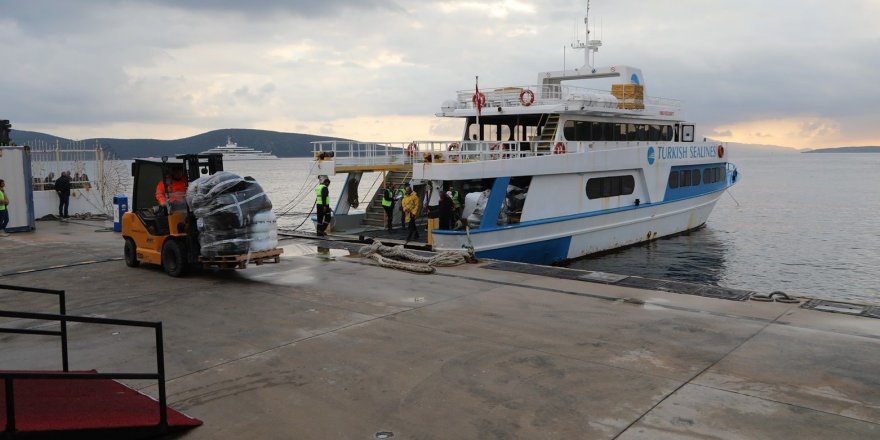 KOMŞU ADALARDAN YARDIM SEFERBERLİĞİ