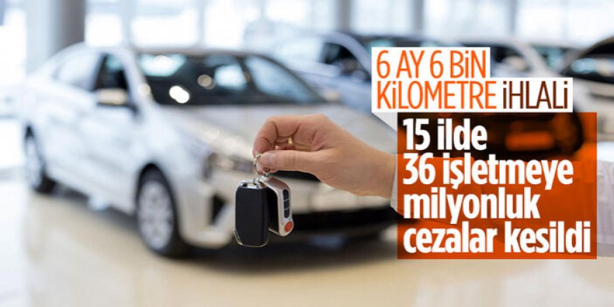 Erzurum'da 3 firma: '6 ay 6 bin kilometre' denetimi! 36 işletmeye ceza