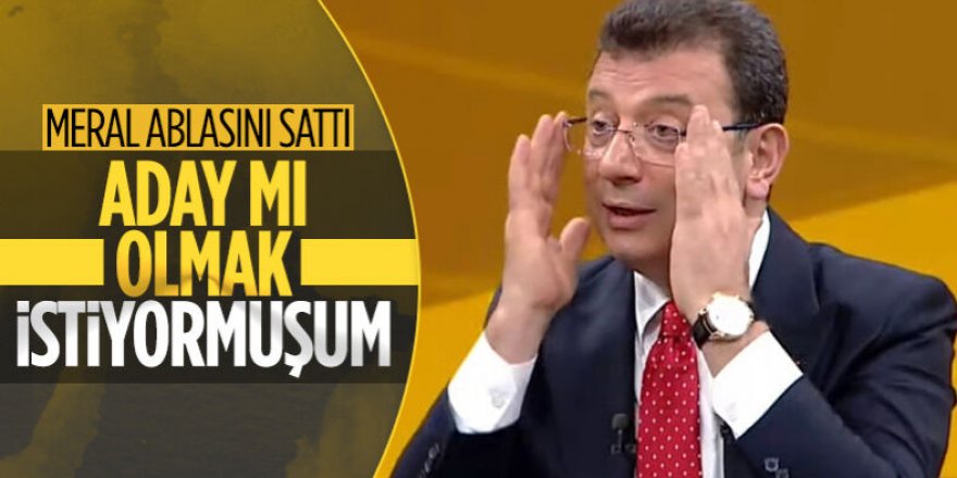 Ekrem İmamoğlu geri adım attı: Benim adayım Kemal Kılıçdaroğlu