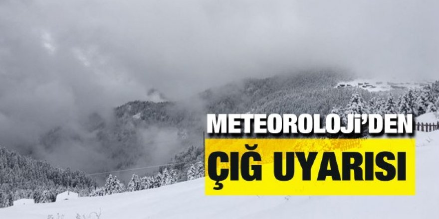 Erzurum’da çığ uyarısı