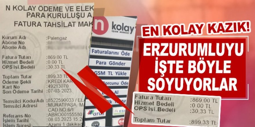 Erzurum'da en kolay kazık!