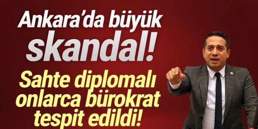 ''Sahte diplomalı'' onlarca bürokrat iddiası!