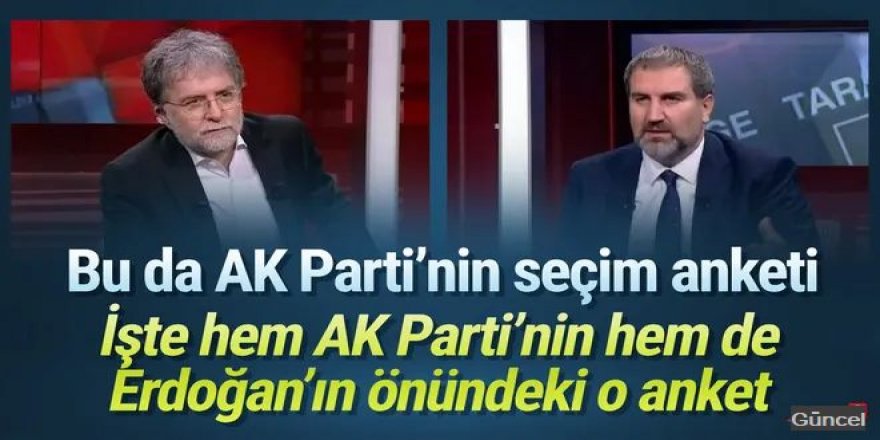 AK Parti'nin ve Erdoğan'ın önündeki seçim anketi açıklandı