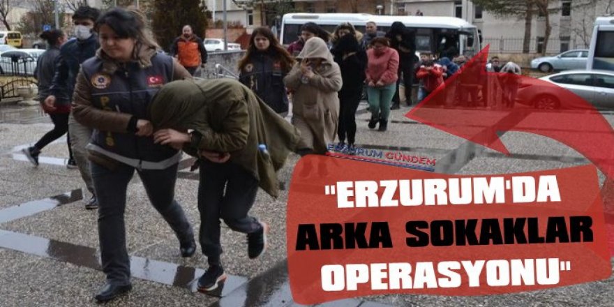 ERZURUM'DA FUHUŞA DARBE: 4 TUTUKLAMA