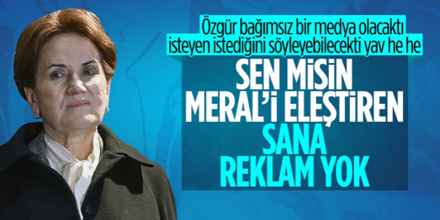 Meral Akşener'i eleştiren TELE1'e şok: İyi Parti reklamı kesti