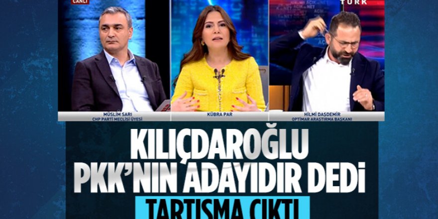 Canlı yayında 'Kılıçdaroğlu PKK'nın adayıdır' sözleri sonrası gergin anlar