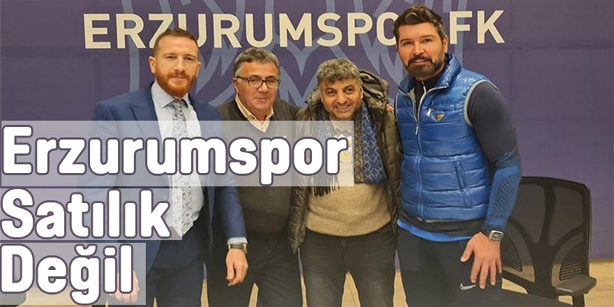 Erzurumspor satılık değil