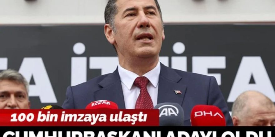 Bir aday daha 100 bin imzaya ulaştı