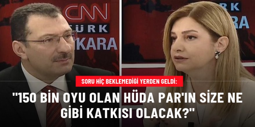 AK Partili isme canlı yayında soruldu: 150 bin oyu olan HÜDA PAR'ın size ne gibi katkısı olacak?