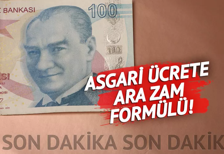 Asgari ücrete zam formülü!