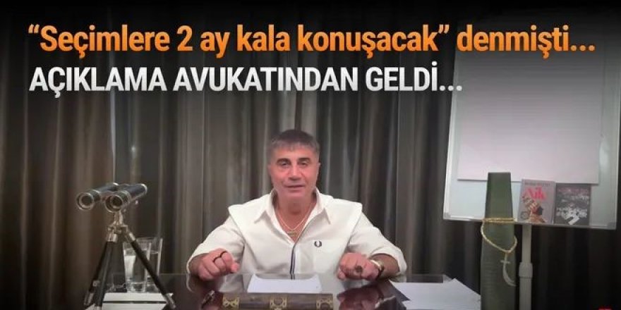Sedat Peker'in avukatından canlı yayında dikkat çeken açıklama