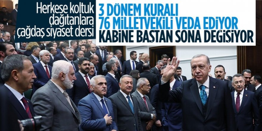 Cumhurbaşkanı Erdoğan'dan revizyon mesajı: Kabinede yeni isimler ve 3 dönem kuralı
