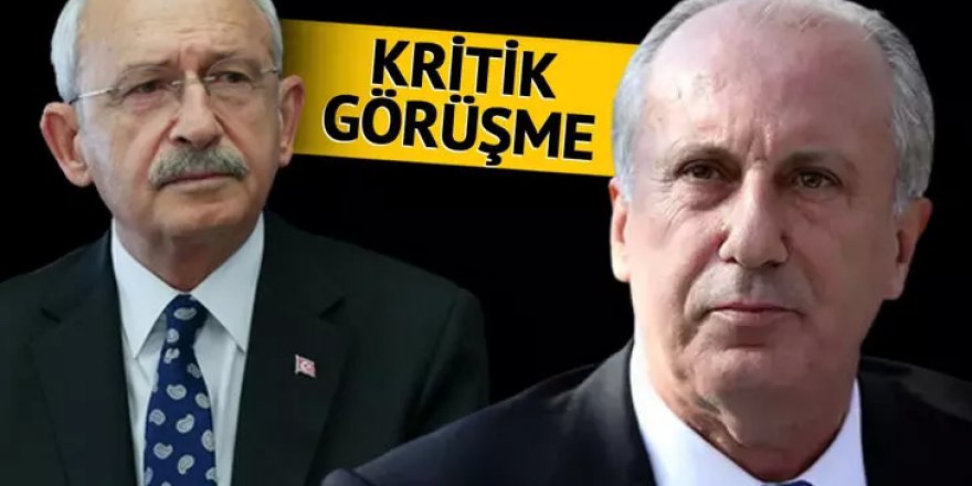 Muharrem İnce-Kemal Kılıçdaroğlu zirvesi sona erdi!