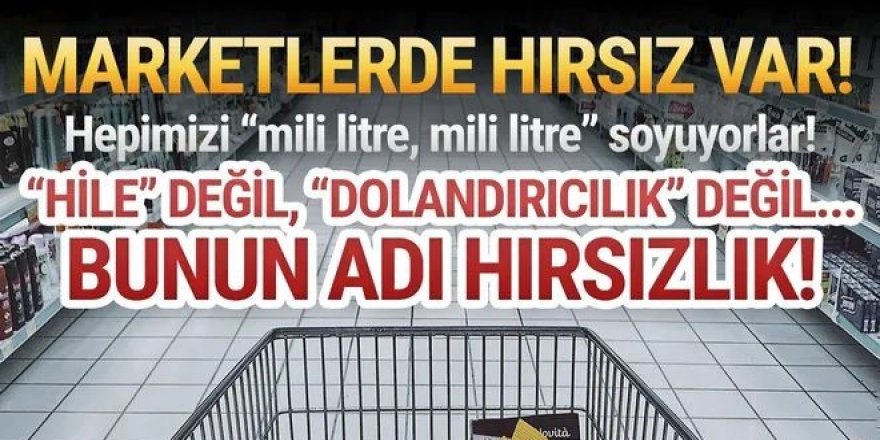 Süt ürünlerinde büyük ''hırsızlık''