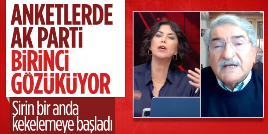 Şirin Payzın, anketlerde AK Parti ve Cumhurbaşkanı Erdoğan'ın birinci olduğunu duyunca lafını unuttu