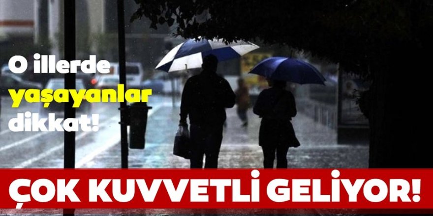 Erzurum Valiliği uyardı: Kuvvetli Yağış Bekleniyor!