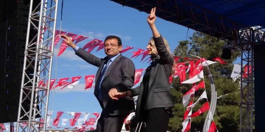 Kılıçdaroğlu'nun mitinginde dikkat çeken bayrak detayı: Yeşil Sol Parti ve CHP'liler...