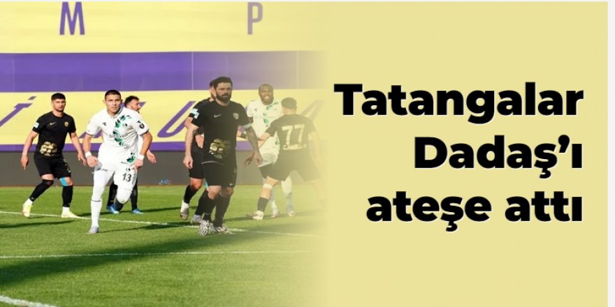 Tatangalar Dadaş'ı ateşe attı: Erzurumspor 0- Sakarya 1