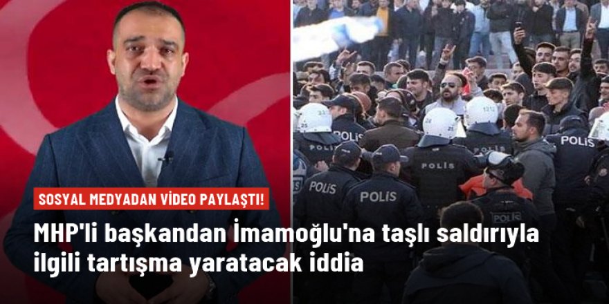 MHP Erzurum İl Başkanı Yurdagül: İmamoğlu'nun mitingine farklı illerden PKK ve HDP sempatizanları getirildi