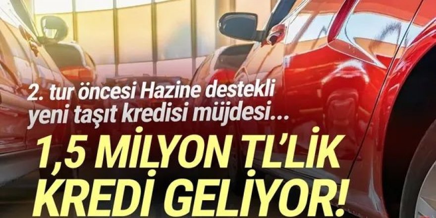 Erdoğan'dan yeni seçim müjdesi: Hazine destekli taşıt kredisi geliyor