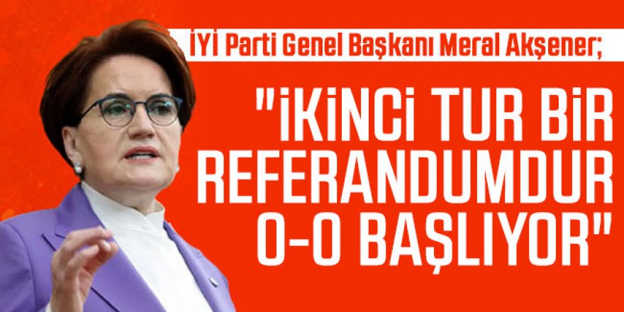 14 Mayıs seçimlerinin ardından Meral Akşener ilk kez kameralar karşısına geçti!