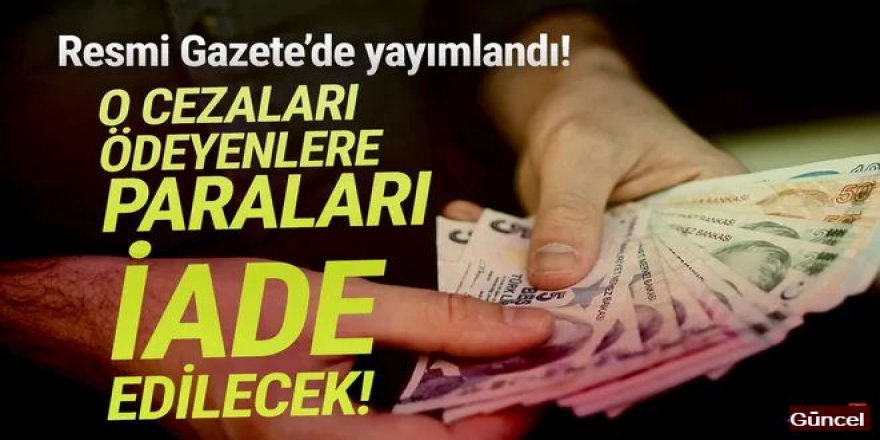 AYM kararı Resmi Gazete'de: Pandemide kesilen cezalar iade edilecek