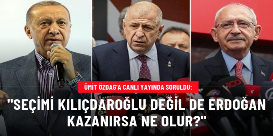 Ümit Özdağ'a canlı yayında soruldu