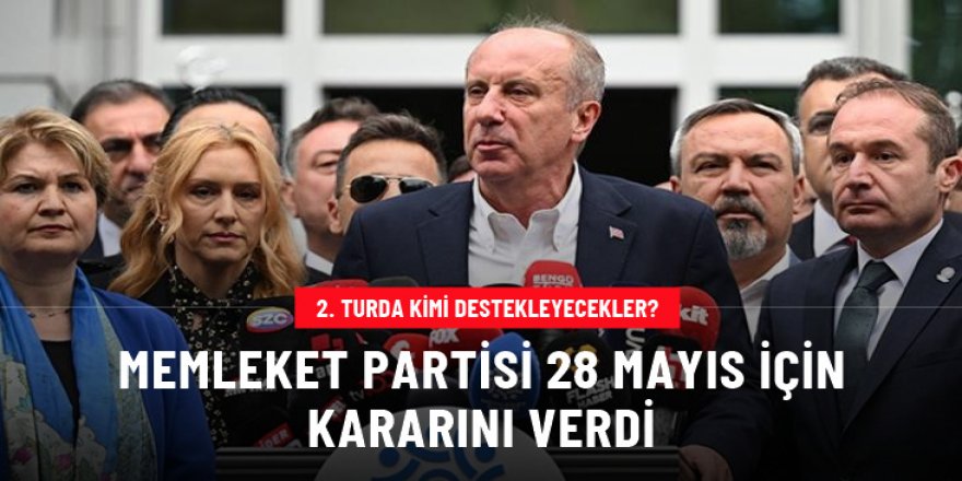 Muharrem İnce'nin 2. tur kararı merakla bekleniyordu!