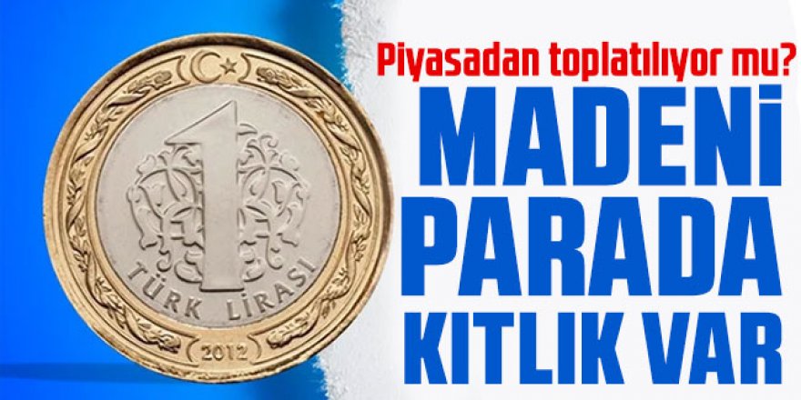 Madeni parada kıtlık mı var?