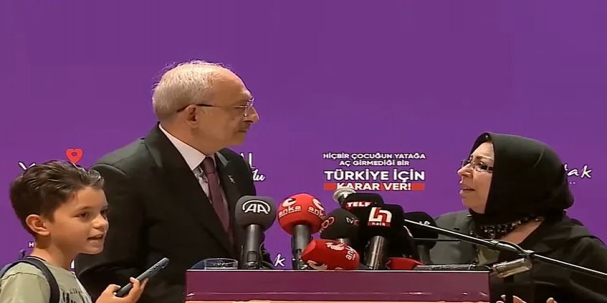 Kılıçdaroğlu'nun konuşması sırasında ilginç anlar!