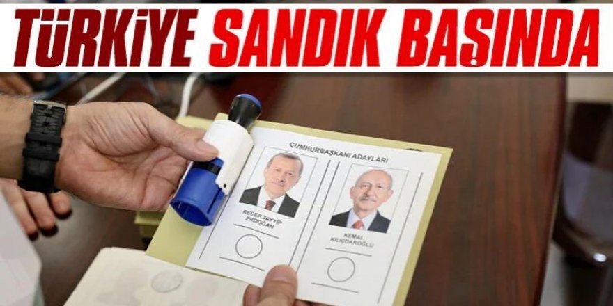 Türkiye geleceğinin seçimini yapıyor