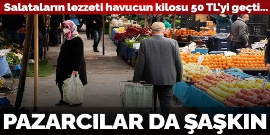 1 kilo havuç 50 TL!