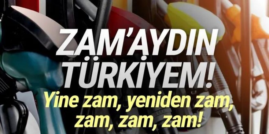 Benzine bir zam daha geldi